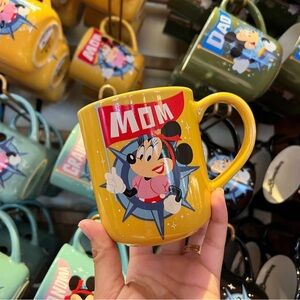 Disney Minnie Mouse 'Mom' Yellow Coffee Mug